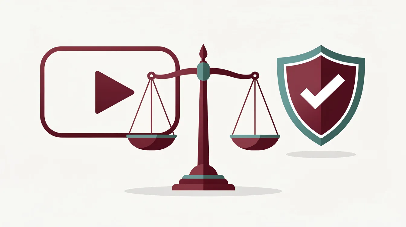 A smartphone showing a TikTok video next to a download icon and a checklist